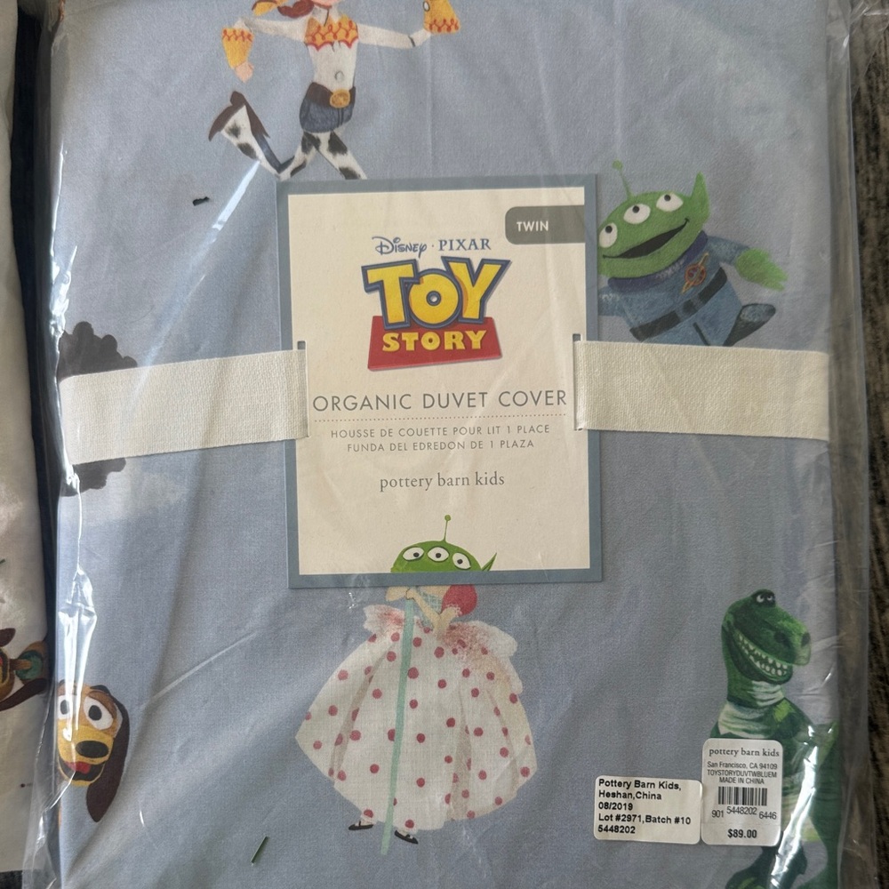 Pottery Barn Kids Toy Story Duvet Cover - Blue
